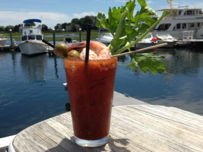 Mile Marker One Bloody Mary Bar Brunch Waterfront Dining Gloucester North Shore