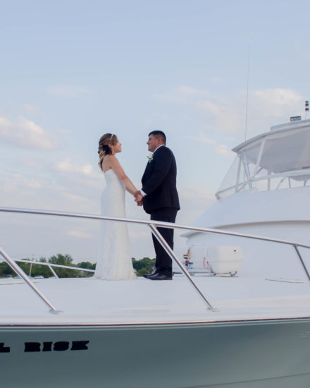 boat marina waterfront wedding gloucester north shore