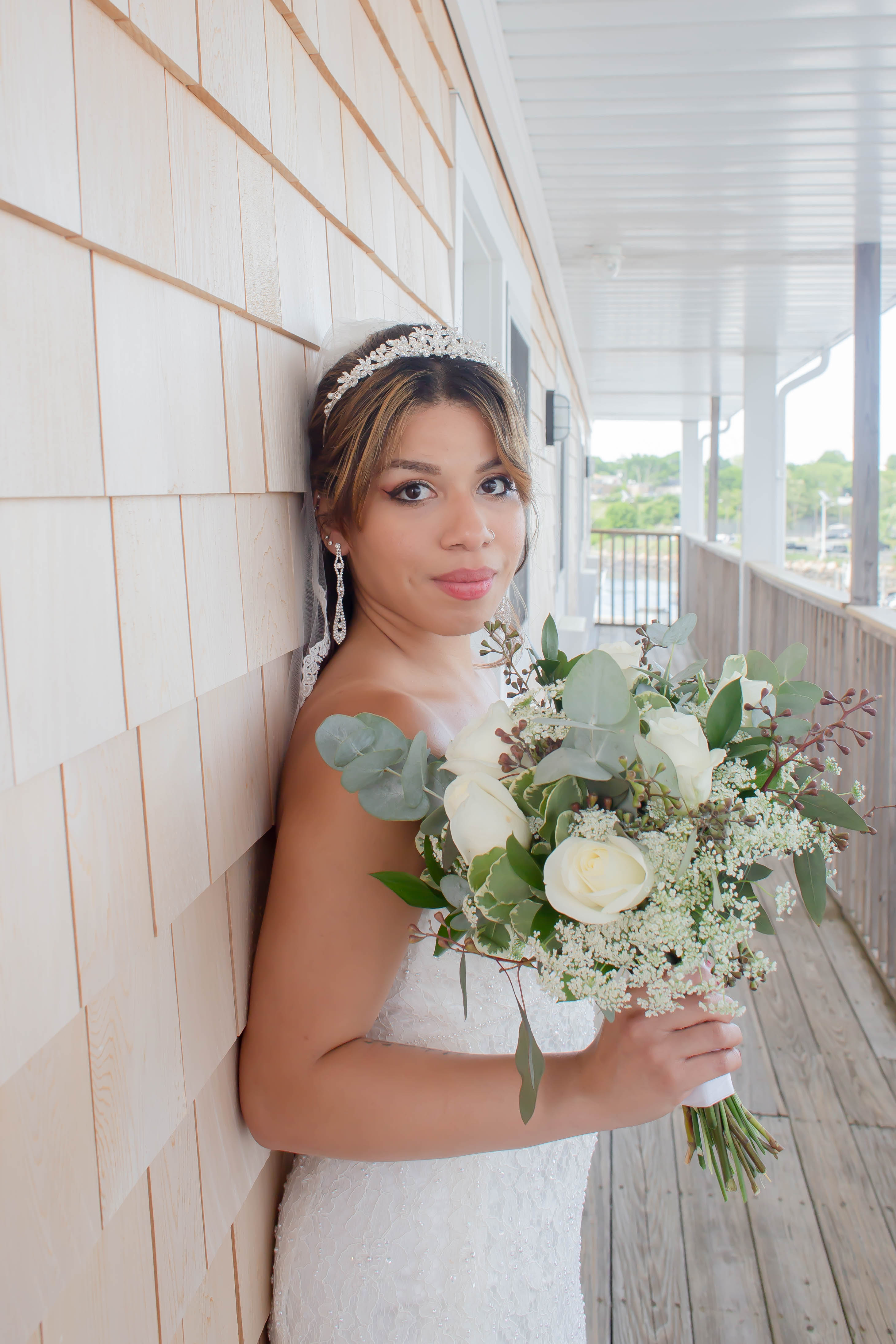 Bride Wedding Waterfront Gloucester North Shore Cape Ann S