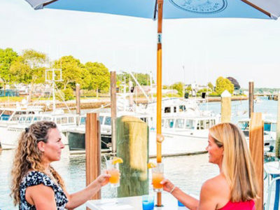 Best deck dining at the best marina in Gloucester