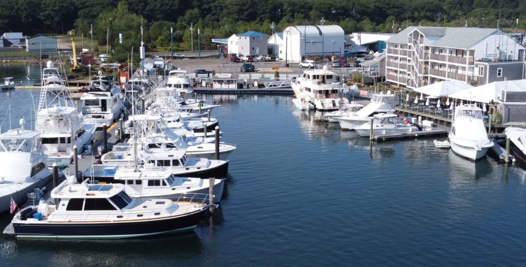 Fuel dock at Cape Ann Marina
