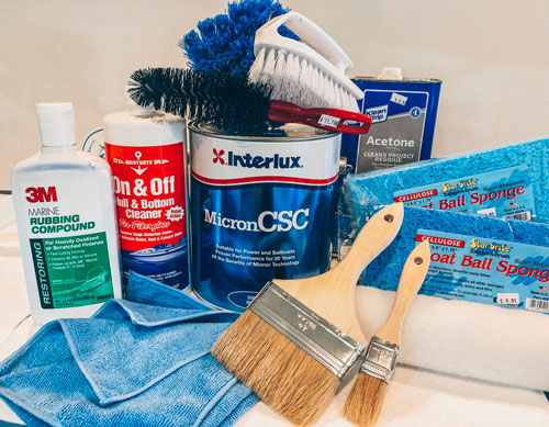 bottom paint cleaning supplies paintbrush