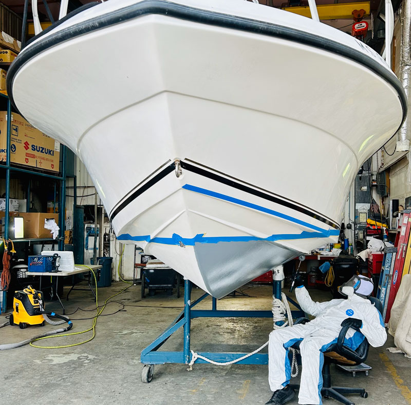 Bota Bottom Prep for patining