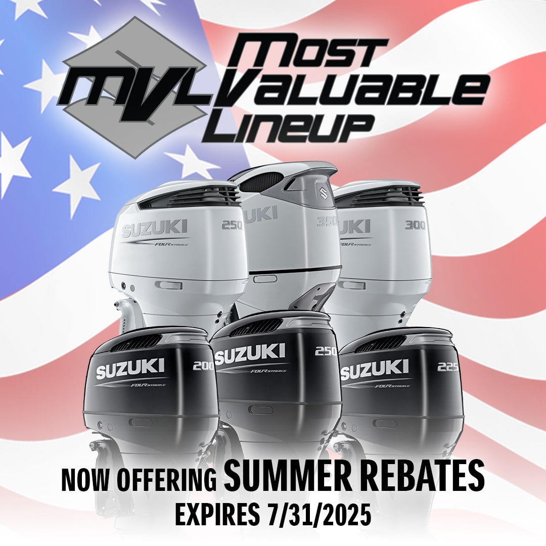 siz suzki outboards most valuable line up promostion summer rebates