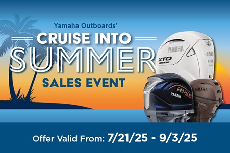 cruise into summer yamaha promotion sunset and yamaha outboard motors
