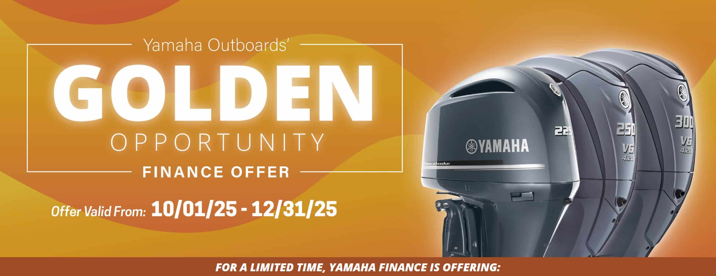 Golden opportunity yamaha financing