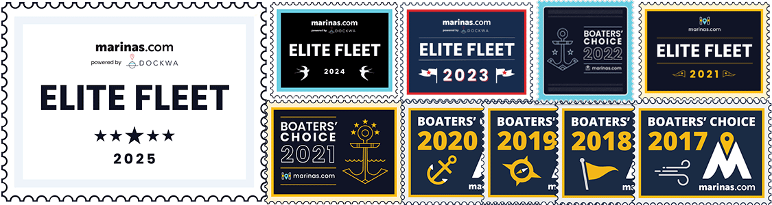 Elite Fleet Marina 2019-2026 badge