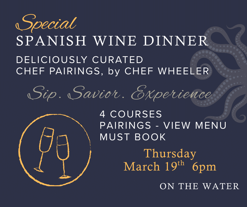 Special Spanish Wine Dinner at Mile Marker One March 19 6pm