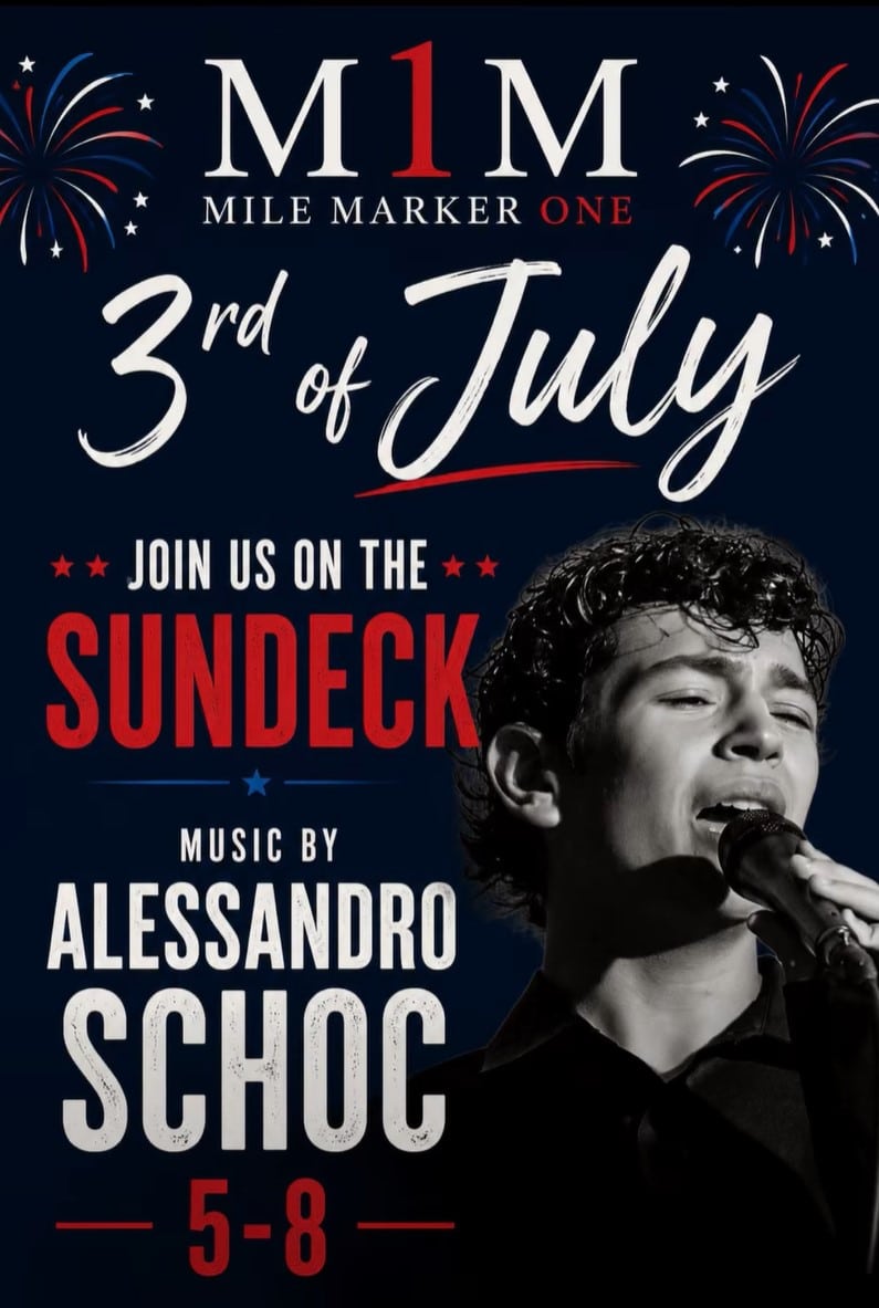 3rd of July On the Sundeck Alessandro Live music
