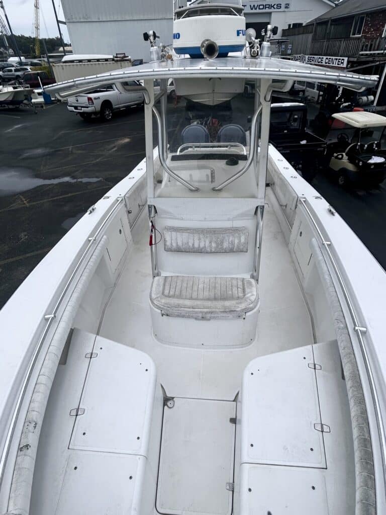 inside of center console boat