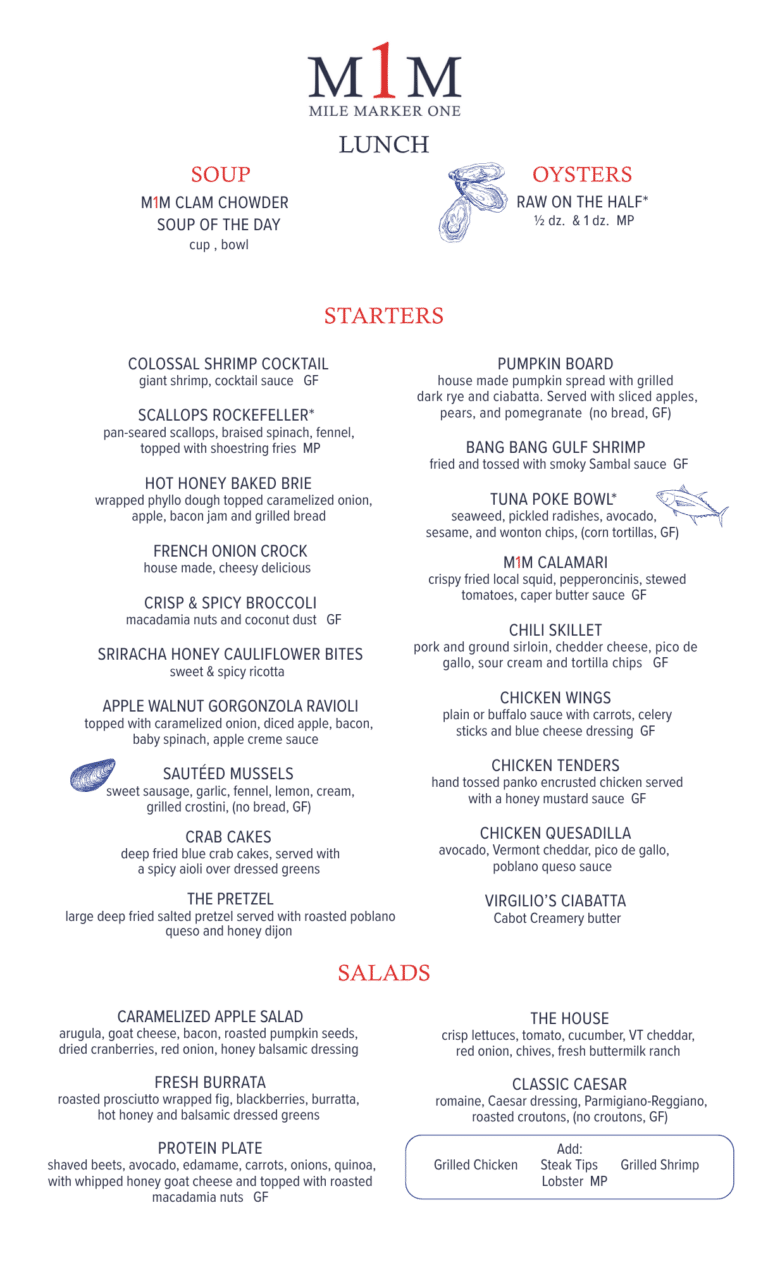 Lunch Menu