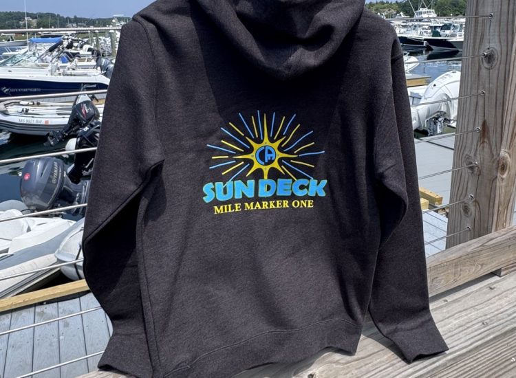 hooded sweatshirt Sun Deck At Mile Marker One