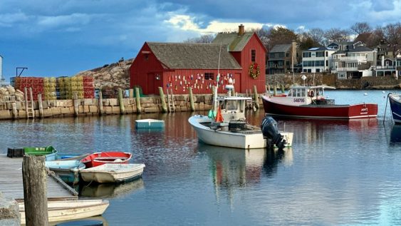 Rockport MA Motif One harbor and boats