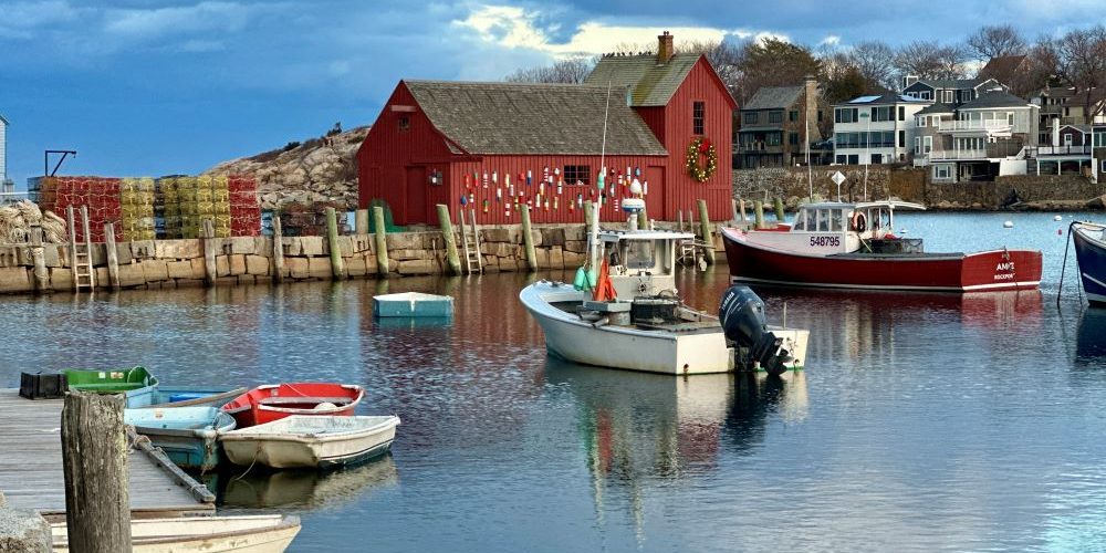 Rockport MA Motif One harbor and boats
