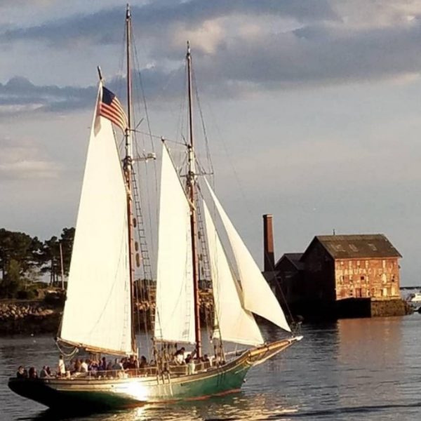 Sailing in Gloucester on a Schooner