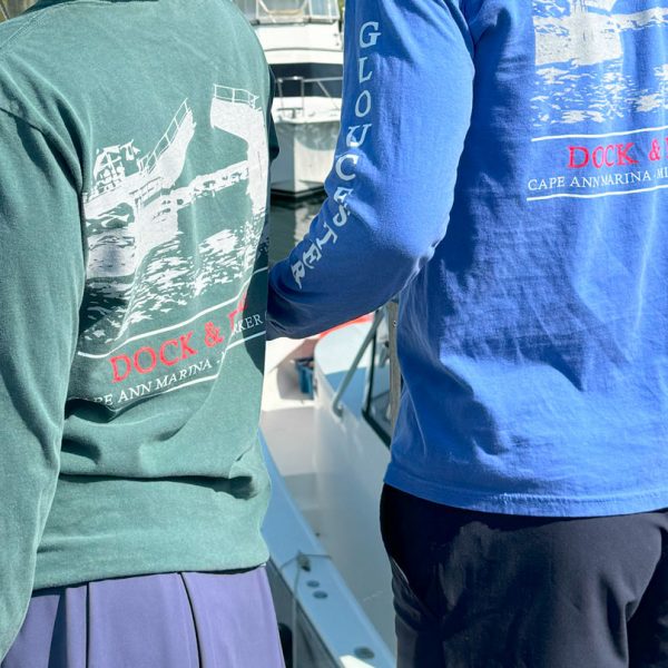 Back of long sleeve tshirt with bridge