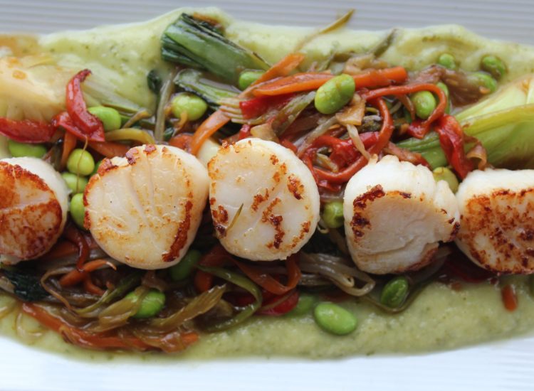 pan seared scallops
